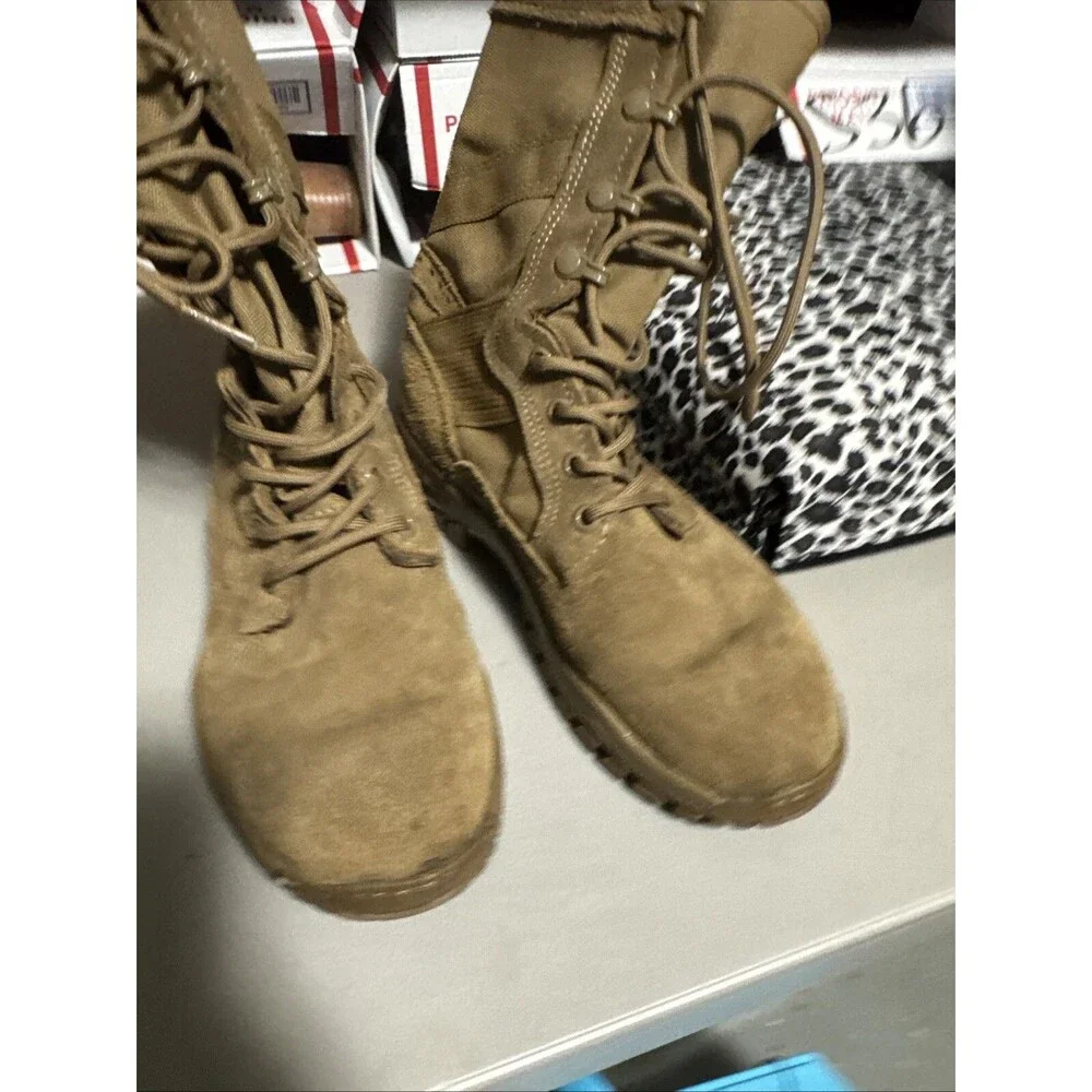 Mens Belleville Coyote Brown Flyweight C320 Boots Sz 5R Excellent Used Condition